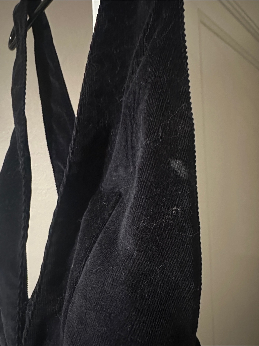 Free People Black Corduroy Pinafore Dress - Picture 3 of 5